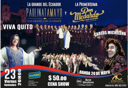 Se encienden las fiestas de Quito con la Grande del Ecuador y La Primerísima