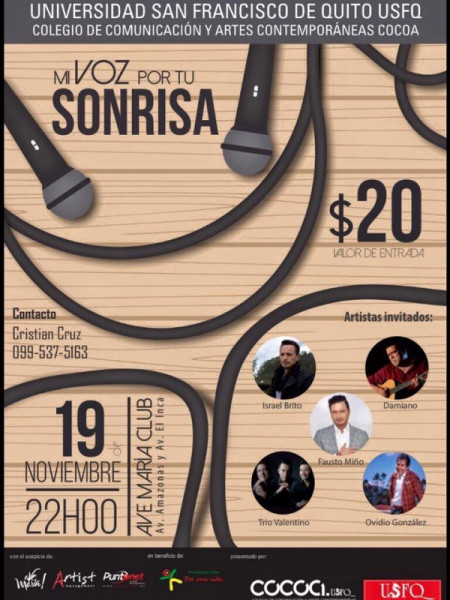 MI VOZ POR TU SONRISA