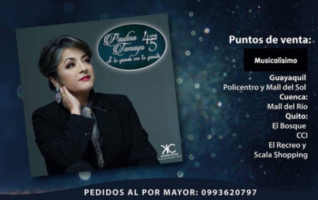 El disco de Paulina Tamayo ya está a la venta!