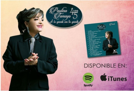 PAULINA TAMAYO ESTÁ EN SPOTIFY Y iTUNES