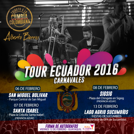 ALBERTO BARROS - Tour Ecuador Febrero 2016